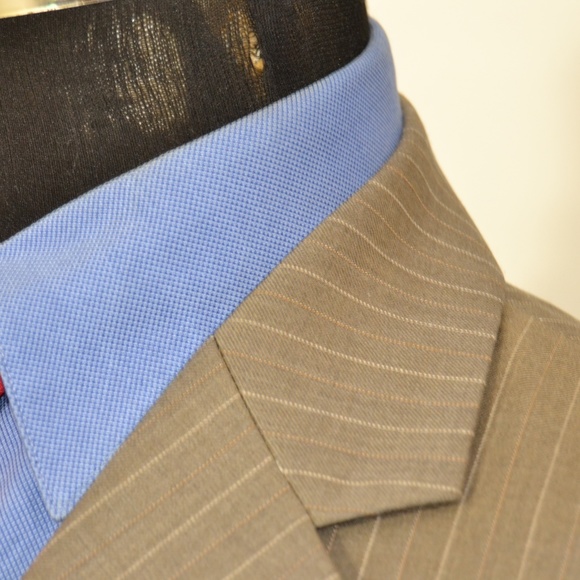 Nautica 38S Sport Coat Blazer Suit Jacket Gray Pin - Picture 2 of 8